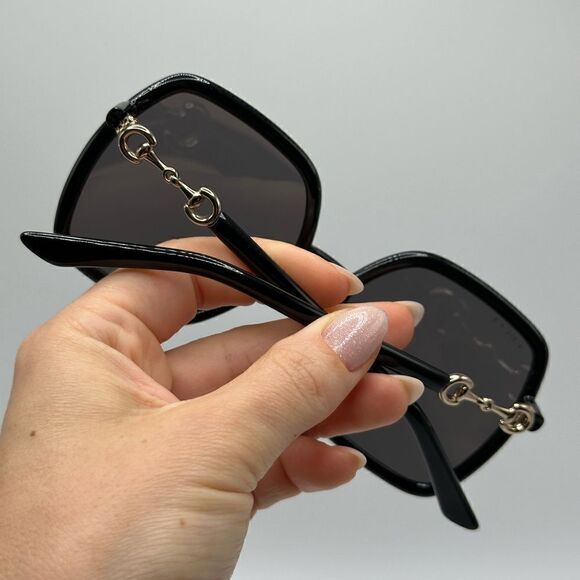 GUCCI Sunglasses GG0890S 001 Black/Grey Women NEW main image 7